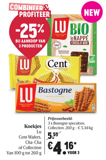 Delhaize Koekjes Lu aanbieding