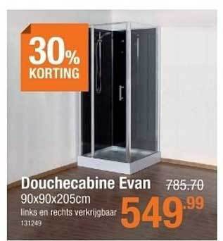 Cevo Douchecabine Evan aanbieding