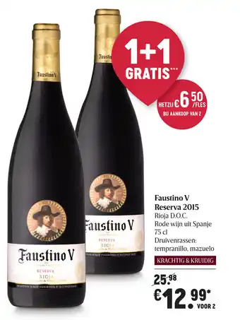 Faustino V Reserva 2015