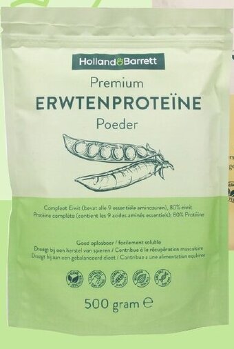 Holland & Barrett Erwten Proteine 500 gram aanbieding