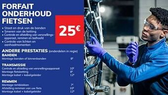 Auto5 Forfait onderhoud fietsen aanbieding
