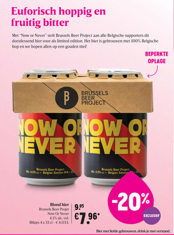 Delhaize Blond bier aanbieding