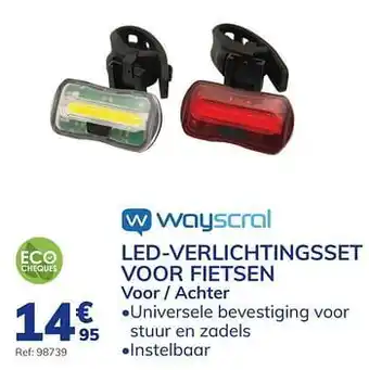 Auto5 Led-verlichtingsset voor fietsen aanbieding
