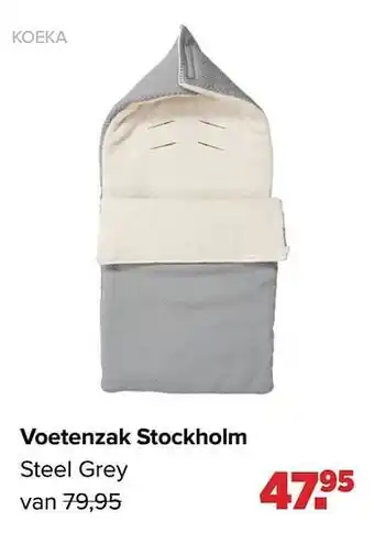Baby-Dump Voetenzak stockholm steel grey aanbieding