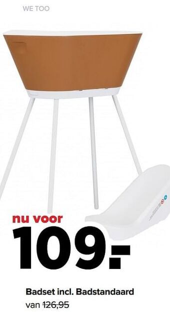 Baby-Dump Badset incl. badstandaard aanbieding