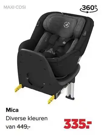 Baby-Dump Mica diverse kleuren aanbieding