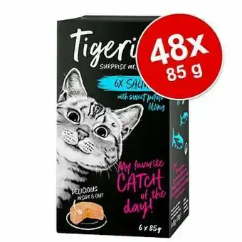 Zooplus 48x85g Kalkoen met Appel-Perencompote Tigeria Kattenvoer aanbieding