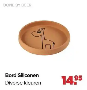 Baby-Dump Bord siliconen aanbieding