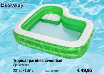 Bestway Tropical paridise zwembad