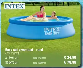 Easy set zwembad - rond