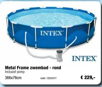 Metal Frame zwembad - rond