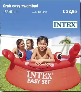 Crab easy zwembad