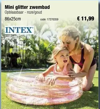 Mini glitter zwembad