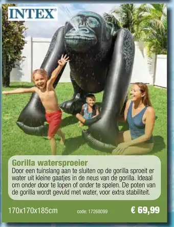 Intex Gorilla watersproeier