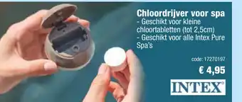 Chloordrijver voor spa