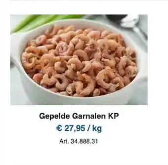 Gepelde garnalen kp