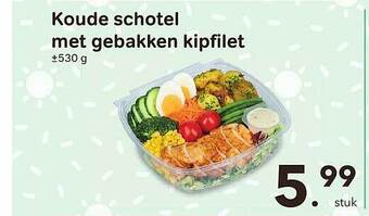 Bon Ap Koude Schotel Met Gebakken Kipfilet aanbieding