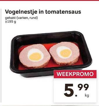 Bon Ap Vogelnestje In Tomatensaus aanbieding
