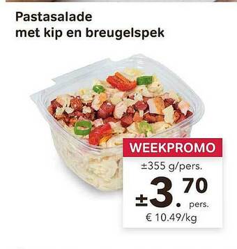 Bon Ap Pastasalade Met Kip En Breugelspek aanbieding