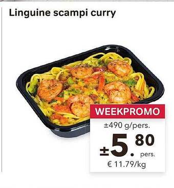 Bon Ap Linguine Scampi Curry aanbieding