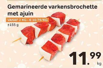 Bon Ap Gemarineerde Varkensbrochette Met Ajuin aanbieding