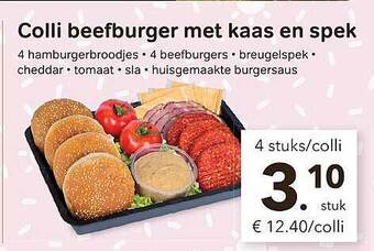 Bon Ap Colli Beefburger Met Kaas En Spek aanbieding