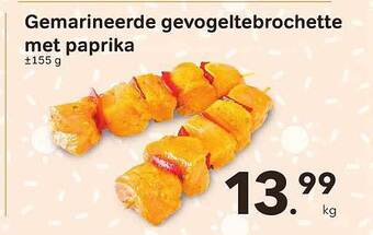 Bon Ap Gemarineerde Gevogeltebrochette Met Paprika aanbieding