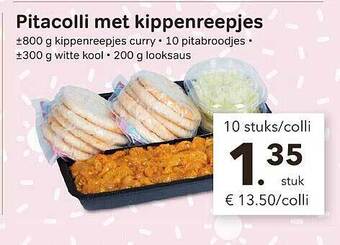 Bon Ap Pitacolli Met Kippenreepjes aanbieding