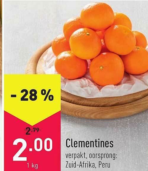 Clementines promotie bij ALDI