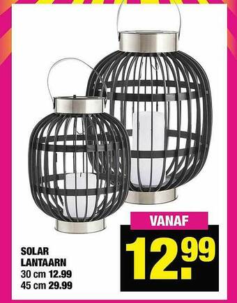 Big Bazar Solar lantaarn aanbieding