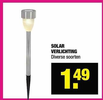 Big Bazar Solar verlichting aanbieding