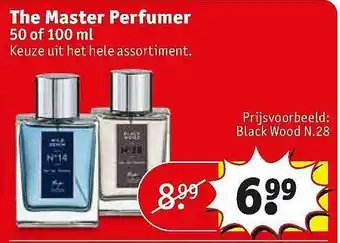 Kruidvat The master perfumer 50 of 100 ml aanbieding