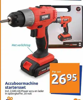 Accuboormachine startersset ferm