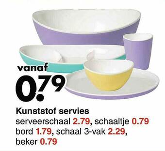 Kunststof servies