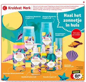 Kruidvat Douchegel 300 ml Passion aanbieding
