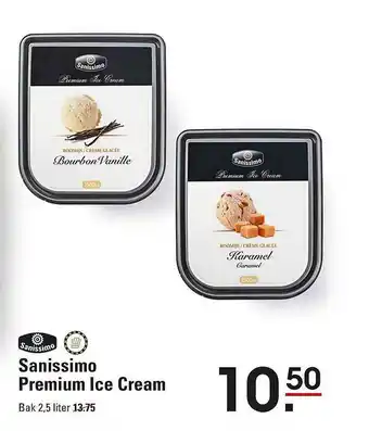 Sligro Sanissimo premium ice cream aanbieding