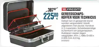 Facom gereedschaps-koffer voor technicus