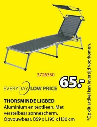 Jysk Thorsminde ligbed aanbieding