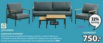 Jysk Oddesund loungeset aanbieding