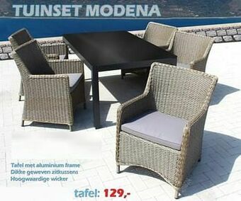 iTEK Tafel aanbieding