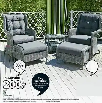 Jysk Falkenberg loungebank aanbieding