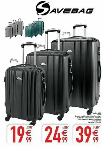 Cora Trolley abs yasaï aanbieding