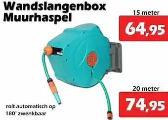 Wandslangenbox muurhaspel