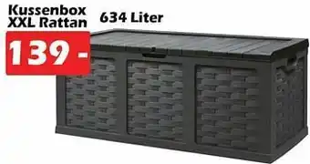 Kussenbox xxl rattan