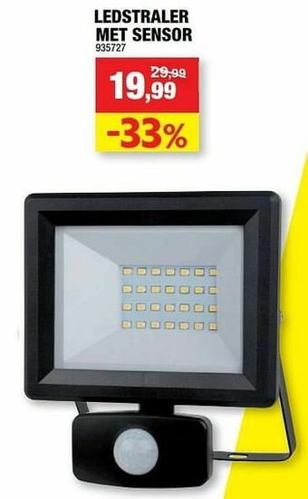 Hubo Ledstraler met sensor aanbieding