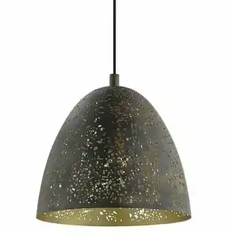 Leen Bakker EGLO hanglamp Safi - bruin/goud - 27 cm - Leen Bakker aanbieding