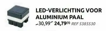 Brico Led-verlichting voor aluminium paal aanbieding