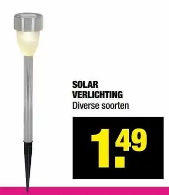 Big Bazar Solar verlichting aanbieding