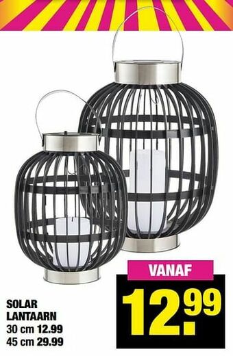 Big Bazar Solar lantaarn aanbieding
