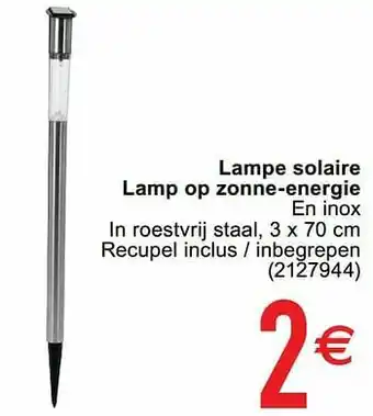 Cora Lampe solaire lamp op zonne-energie aanbieding